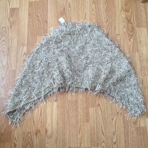 Handmade knit poncho